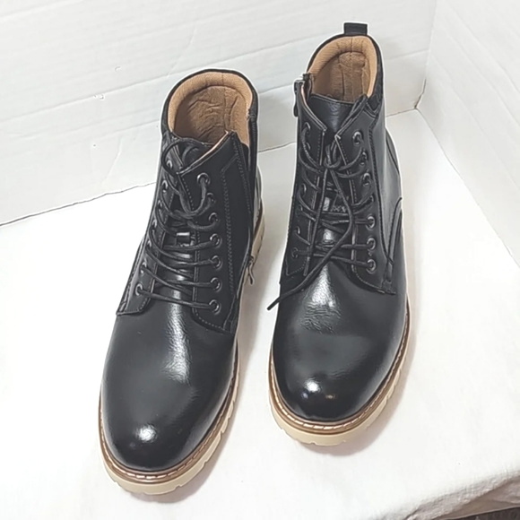 Steve Madden Mens chukka boots sz 12M black ortholite comfort foam insole work - Picture 6 of 15